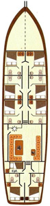 Gulet Vira 04/A4 plan