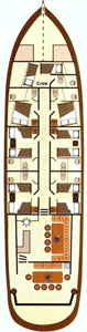 Gulet Vira 04/A5 plan