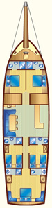 Gulet Vira 09/A3 plan